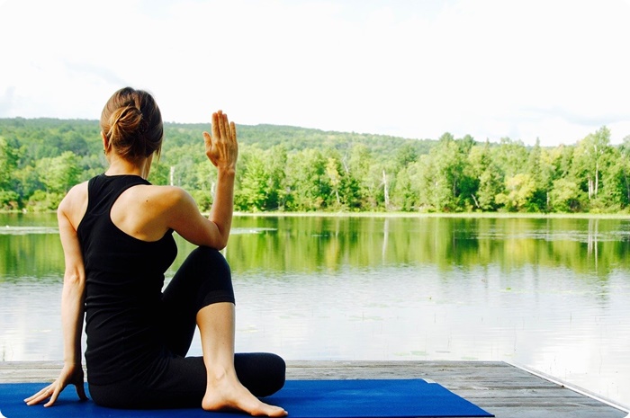 Bild vom Menü-Yoga